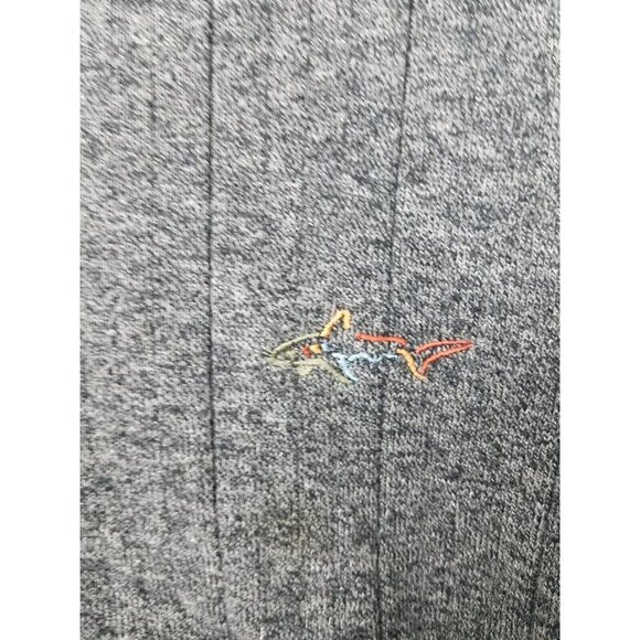 Greg Norman Tasso Elba Sweater Men's XXL 1/4 Zip Pullover heather Gray Mock Neck - Picture 8 of 12